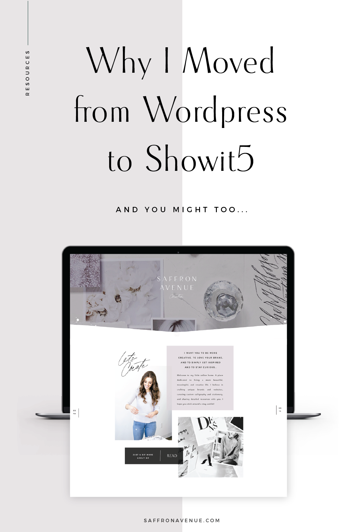 Website from WordPress to Showit