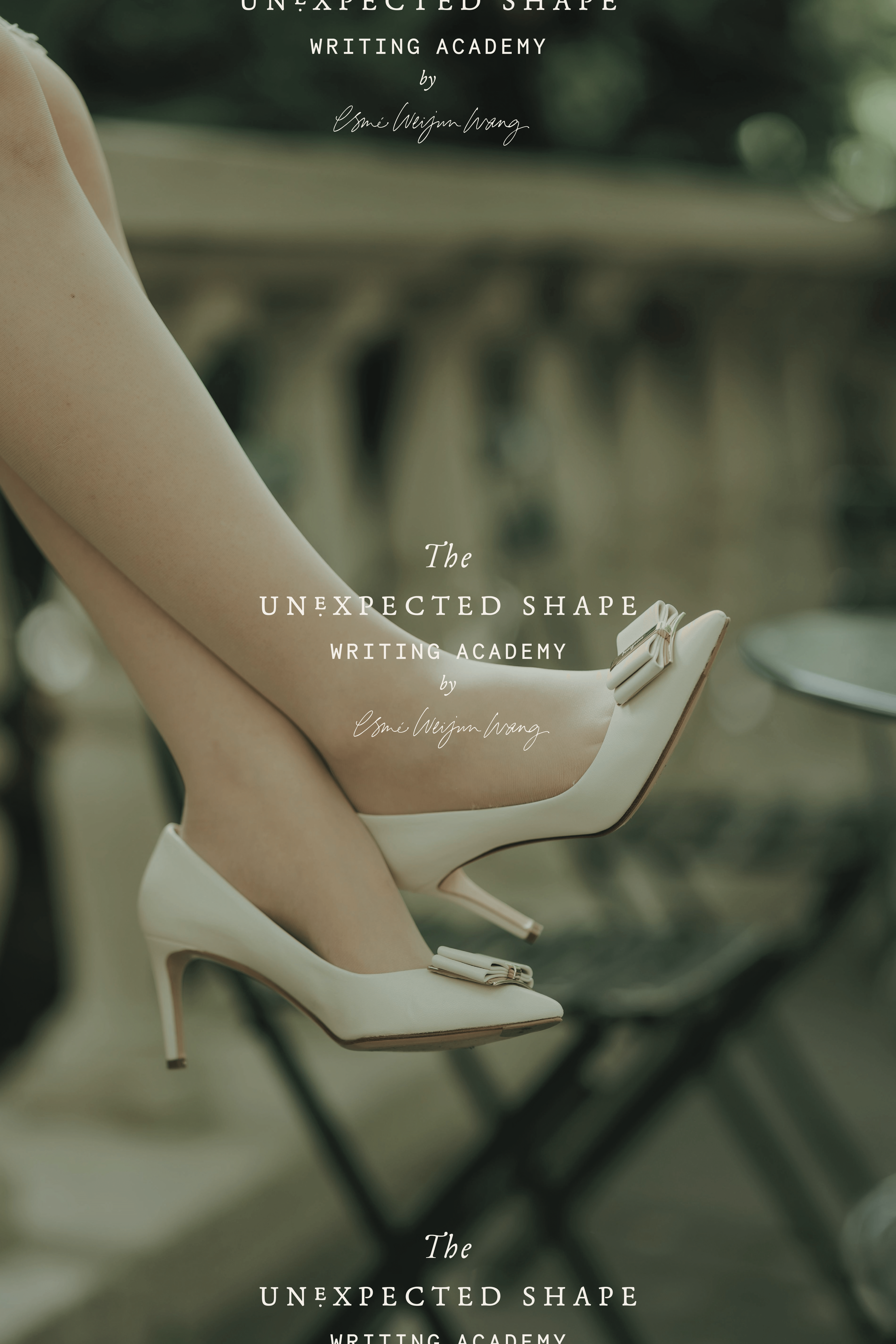 Elegant brand identity design for The Unexpected Shape stationery suite