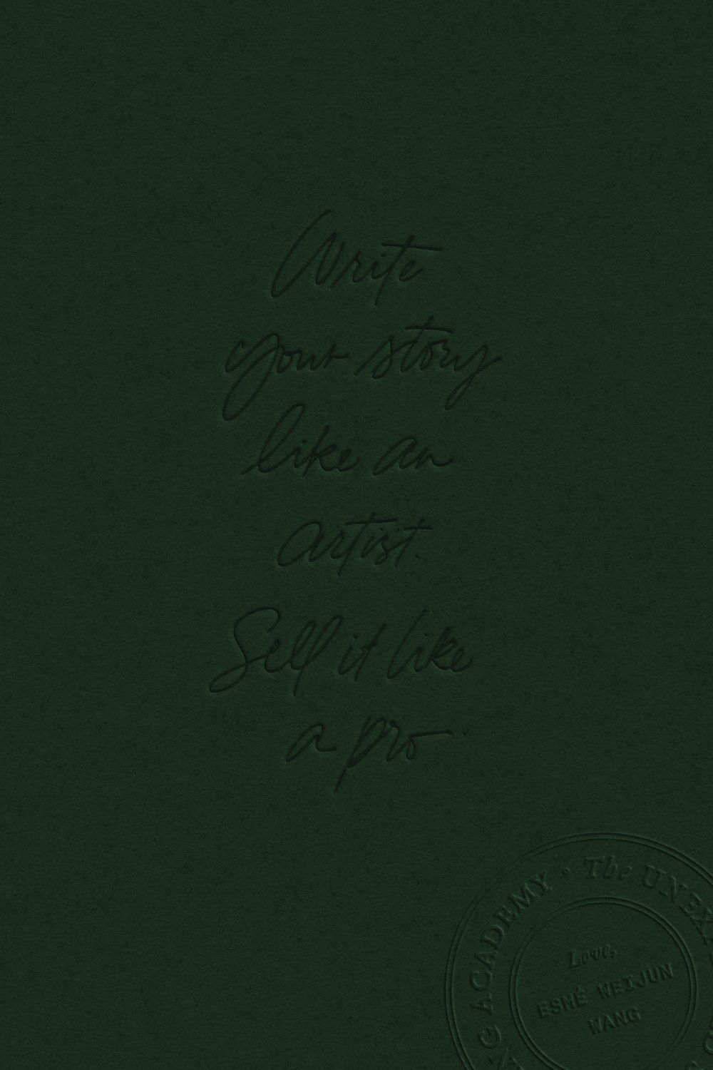 Classic brand identity design for literary and creative education