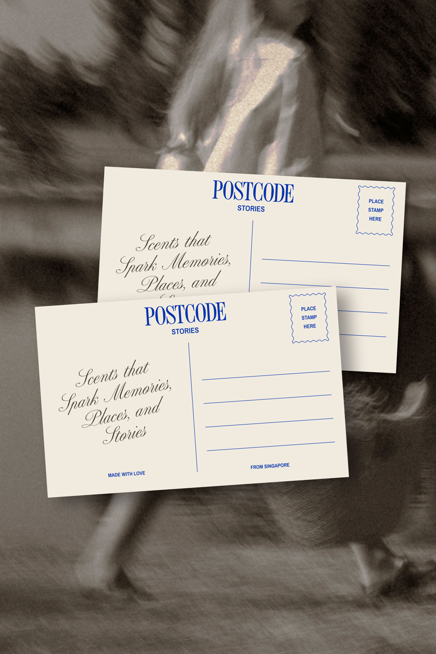 refined packaging and collateral for fragrance brand identity