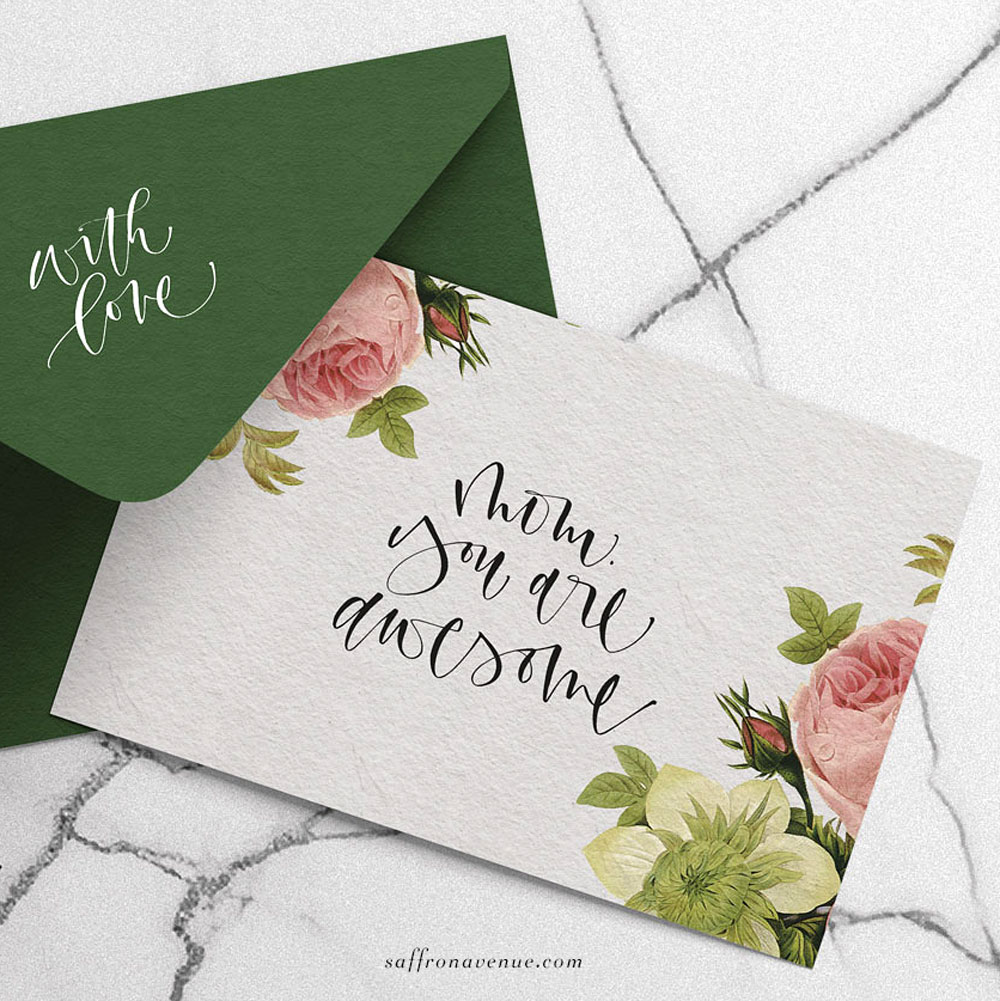 free printable mother's day card