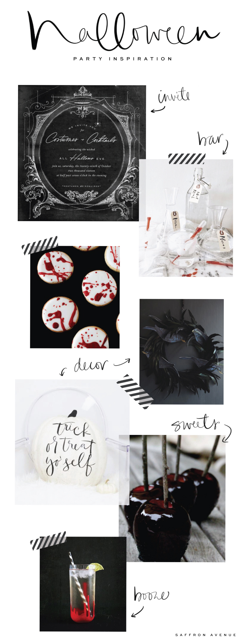 chic halloween party inspiration