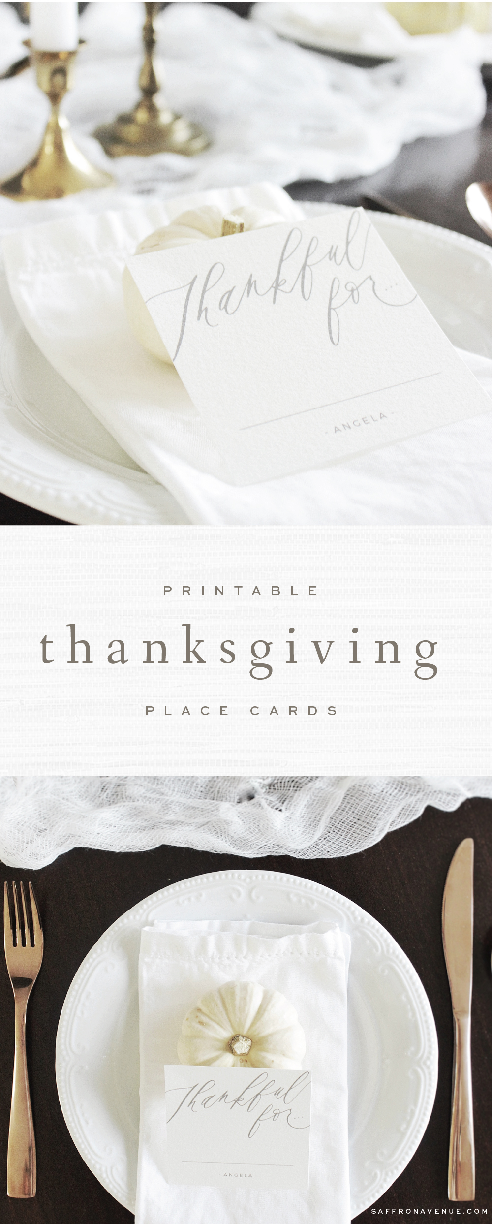 Natural and Chic Thanksgiving Inspiration