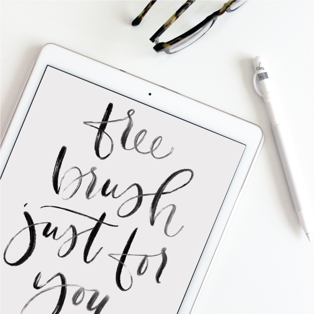 procreate calligraphy brushes free download