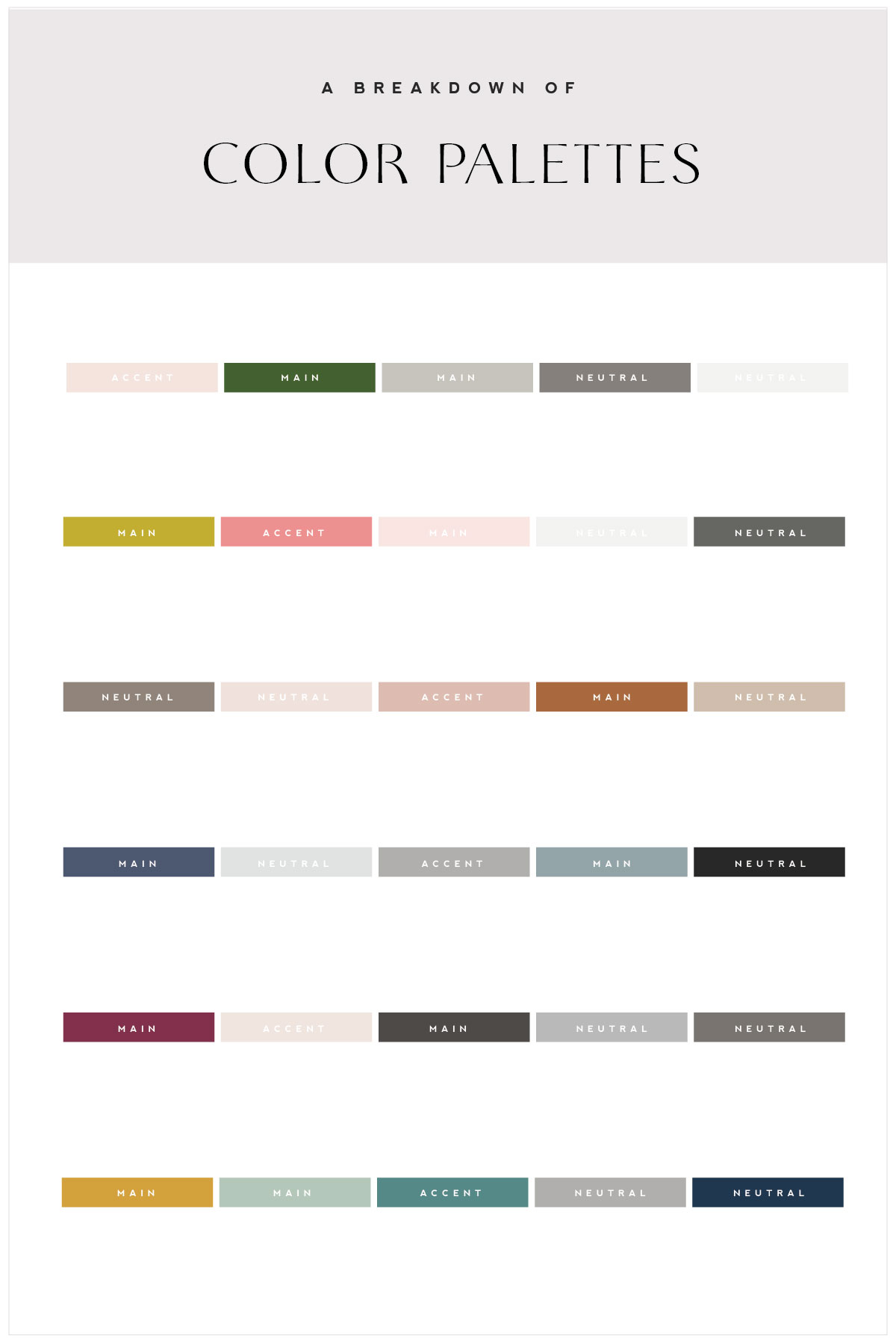 Brand Color Palette 