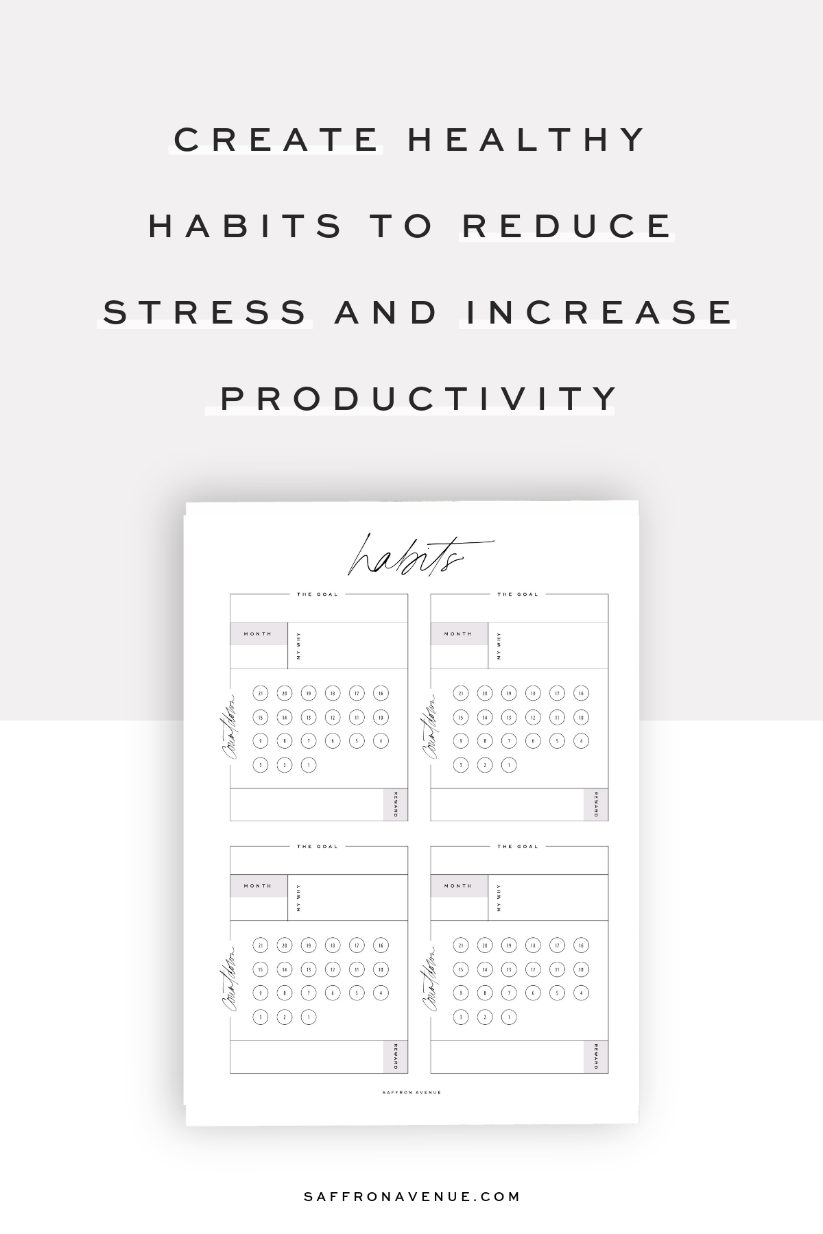 How to reduce stress and increase productivity