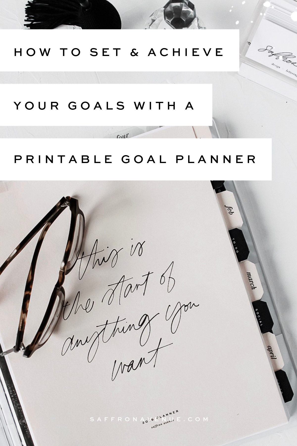 printable goal planner