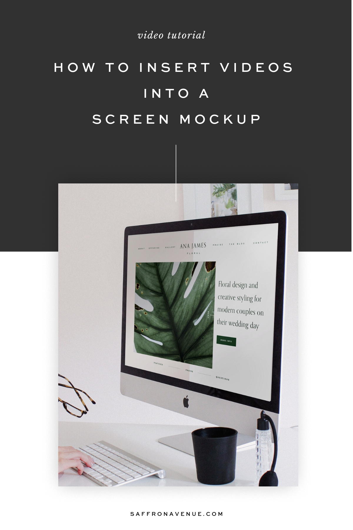 Insert Video Into An Image Mockup