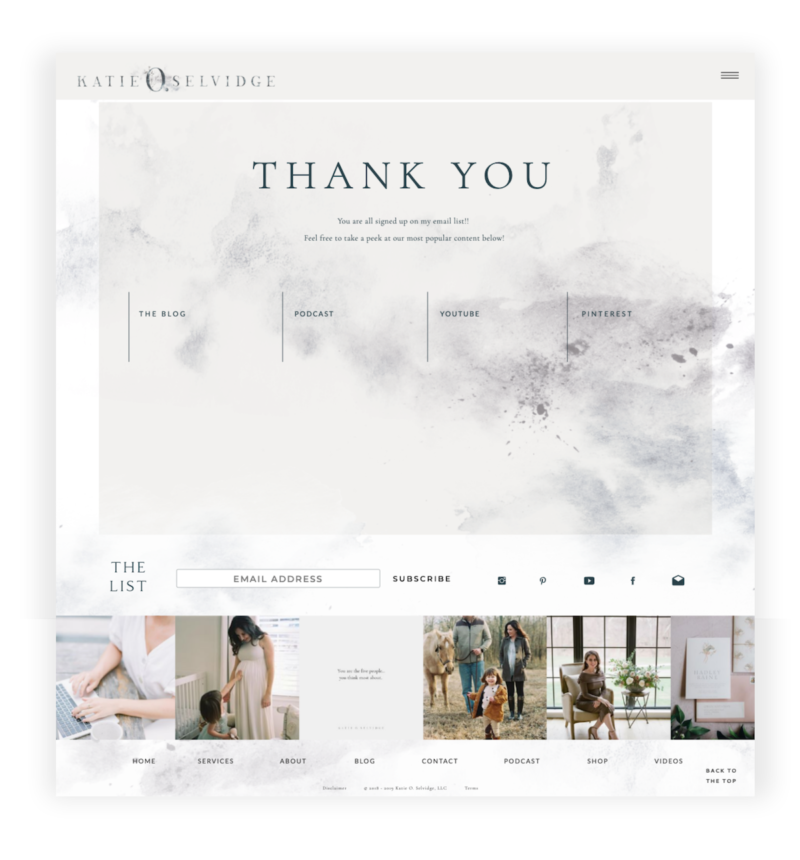 Sophisticated Willow Template Transformed by Katie O. Selvidge