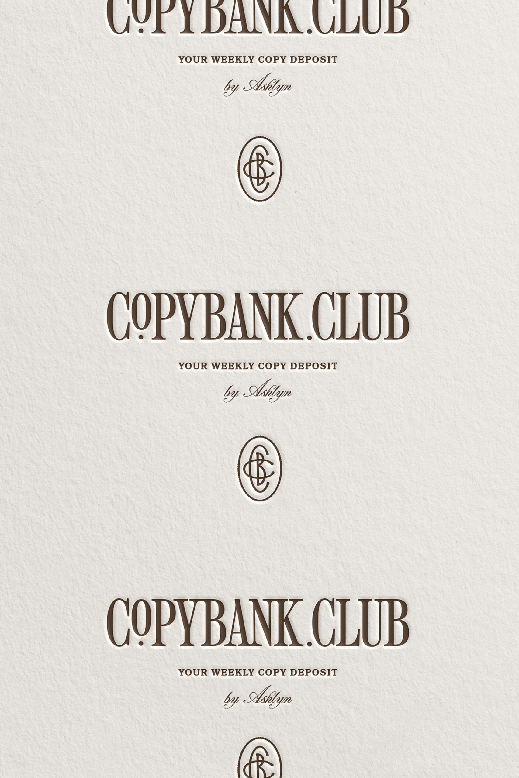 creative branding for copywriting membership site