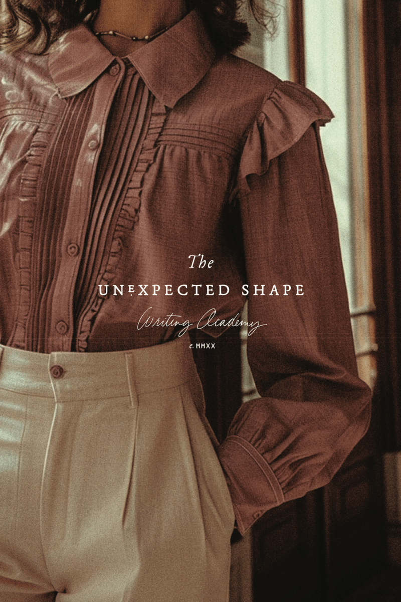 Professional brand identity design for The Unexpected Shape creative brand
